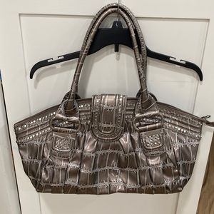 Elegant Metallic Tote Bag